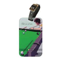 Premium Quality Velvet Side Luggage Tag for Pool Lovers