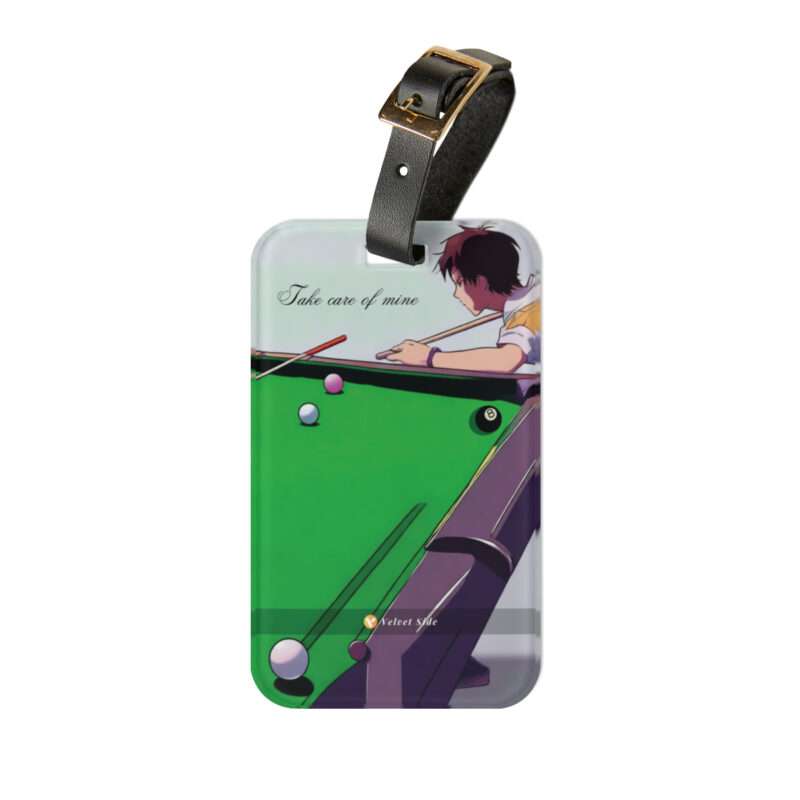 Premium Quality Velvet Side Luggage Tag for Pool Lovers